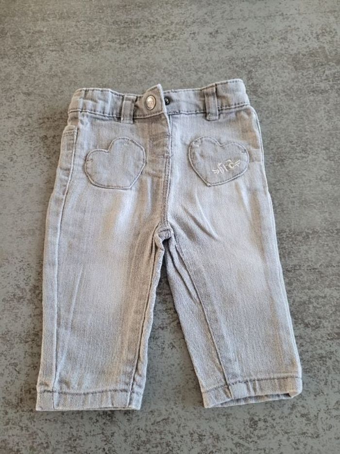 Jean gris - 3 mois -