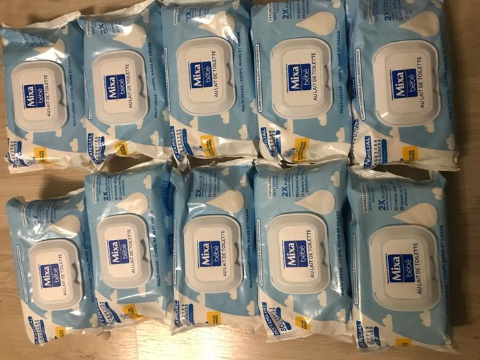 Lingette mixa bébé