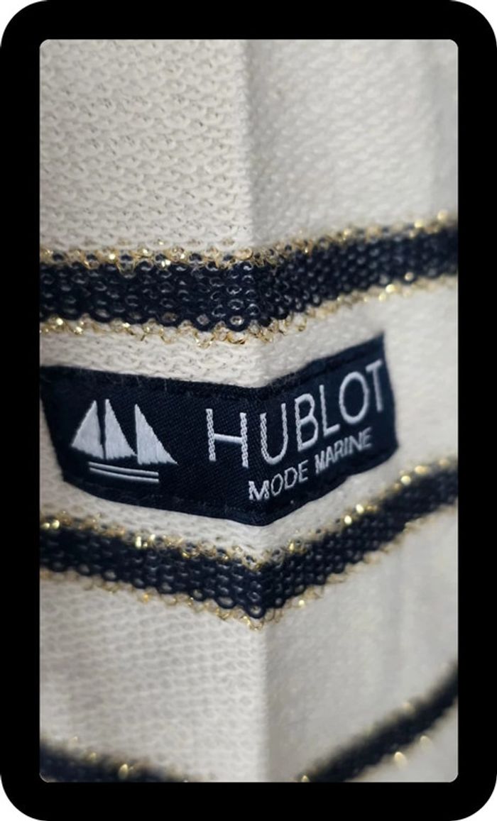 Tee-shirt marinière manches longues Hublot - photo numéro 2