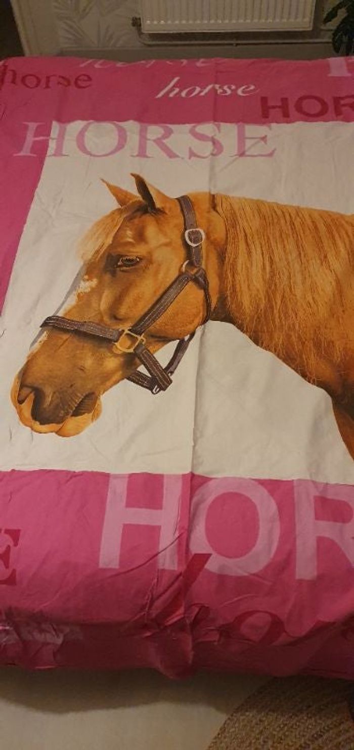 Housse de couette cheval