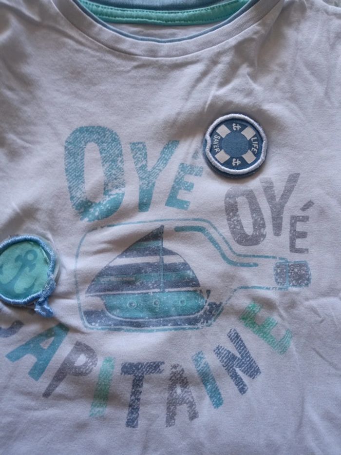 Tee-shirt blanc Verbaudet 6 ans. - photo numéro 2