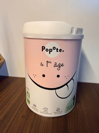 Lait infantile 1er âge popote