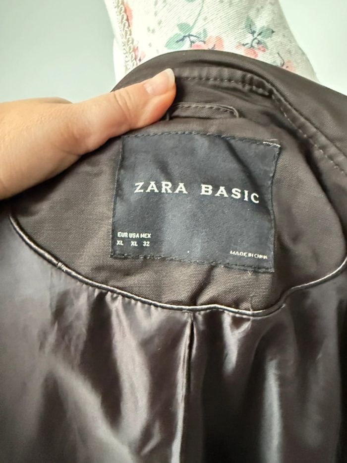 Trench marron imperméable Zara taille XL - photo numéro 6