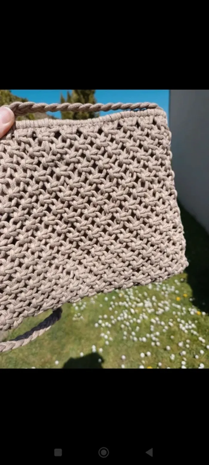 Sac bandoulière macramé - photo numéro 4