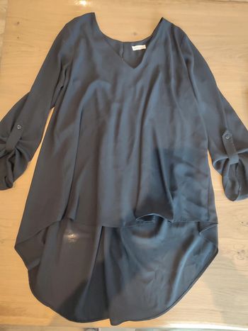Blouse oversize asymétrique
