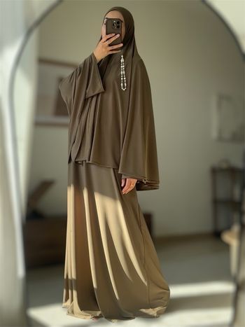 Set prière abaya + khimar 