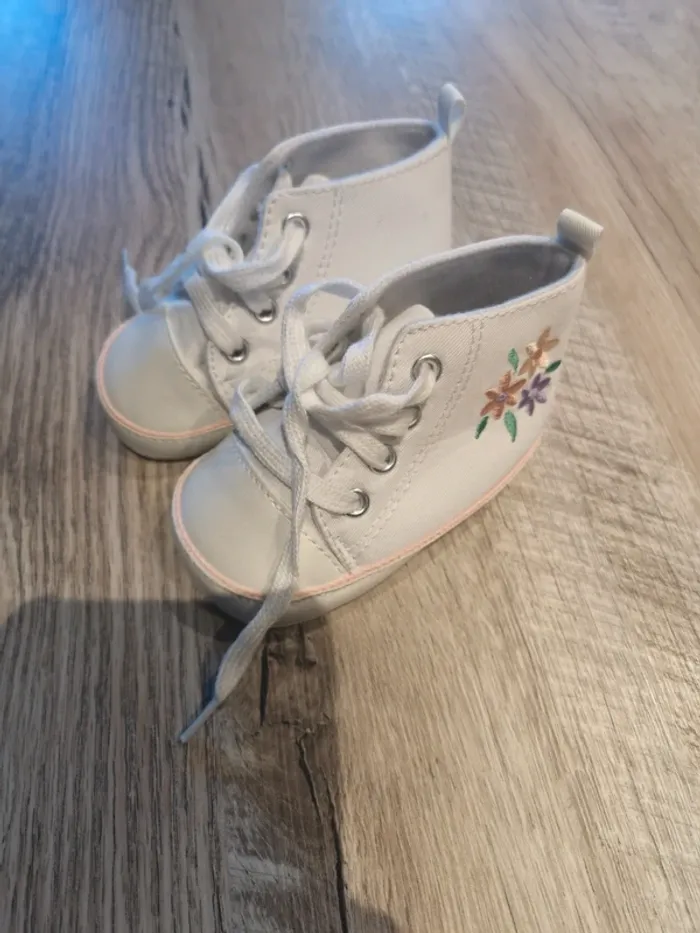 Chaussure bébé kiabi blanche
