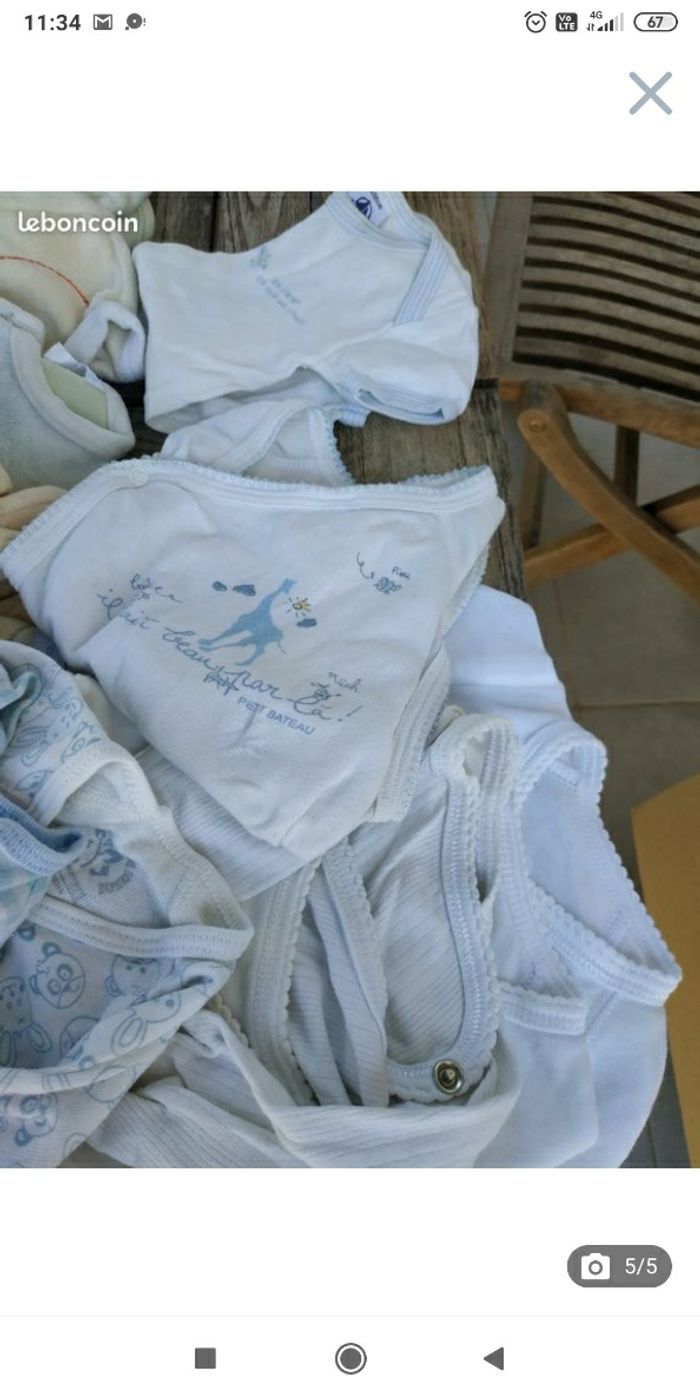 Lot bébé garçon été 1 mois - photo numéro 5