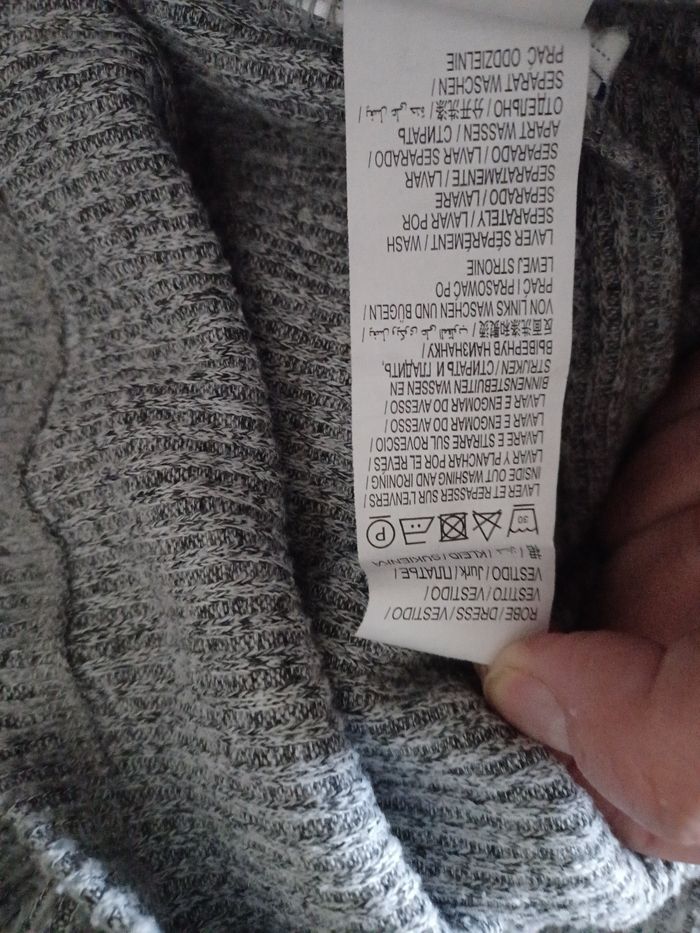 Robe pull femme xs grise kiabi très bon état - photo numéro 6