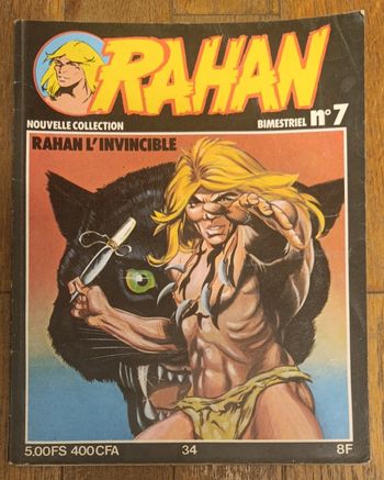 Ancien livre Rahan l'invincible N°7 1979 vintage