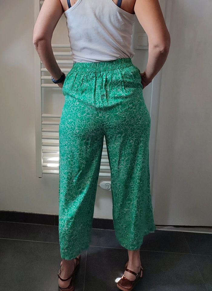 Pantalon palazzo M fleuri - photo numéro 4