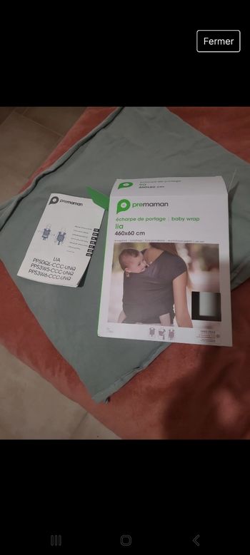 Echarpe portage Lia premaman des la naissance