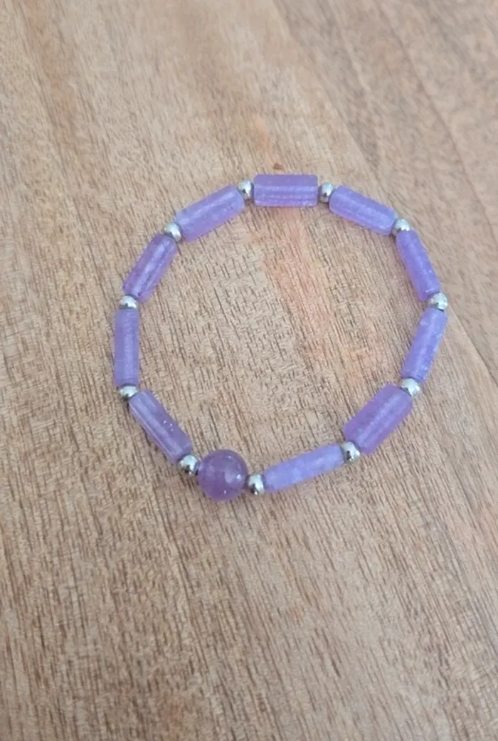 Bracelet améthyste Slim body - photo numéro 2