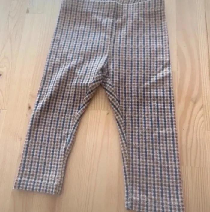 Legging pantalon à carreaux