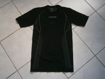Tee-shirt de sport MC noir DECATHLON Taille S