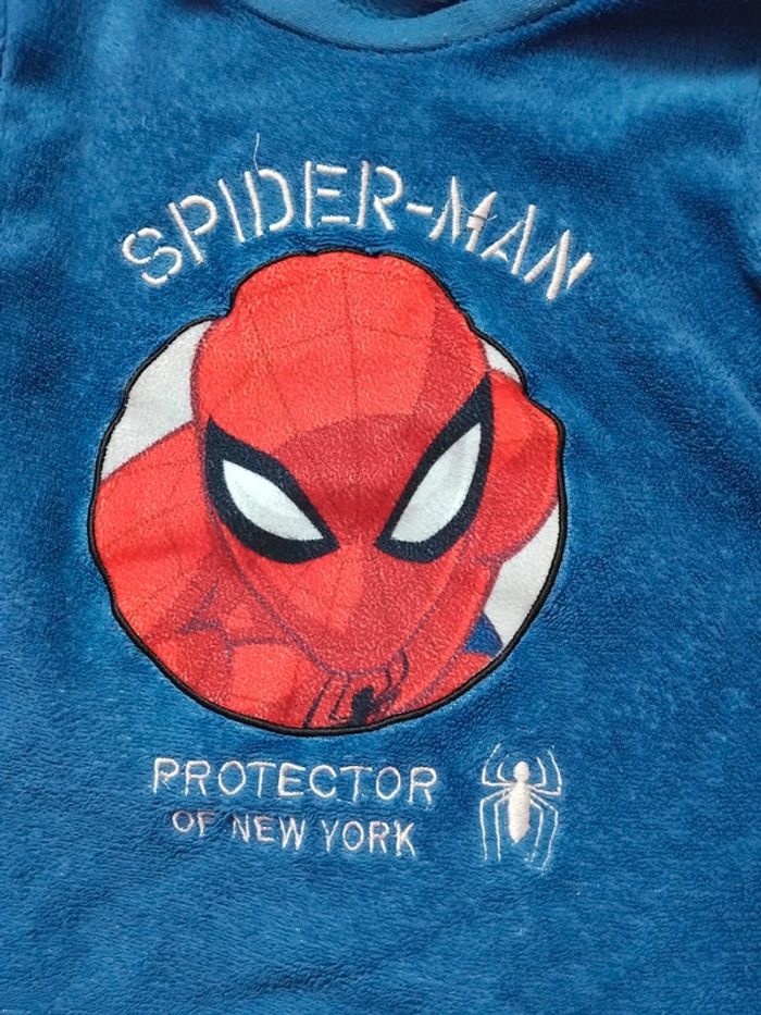 Pyjama chaud et doux Spiderman, 8 ans - photo numéro 2