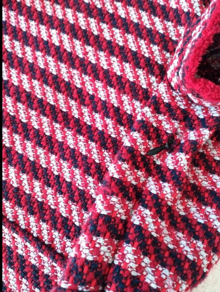 Robe tweed rouge noire Maje 34 Parfait état - photo numéro 13