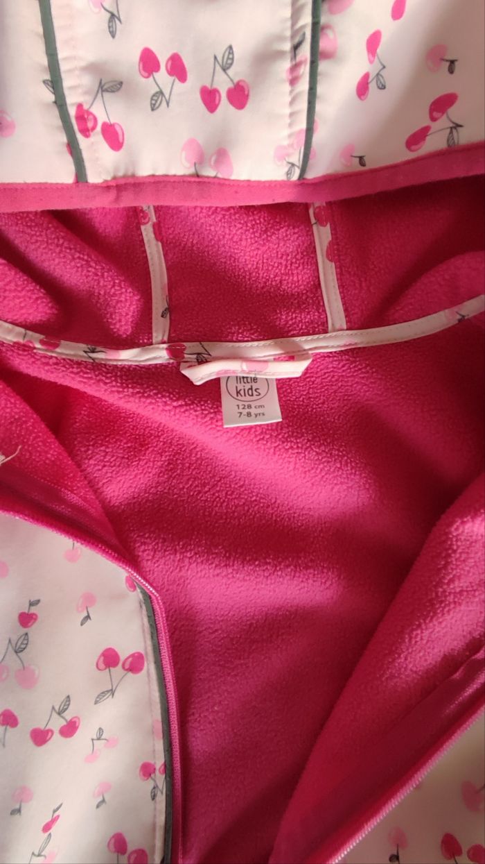 Veste coupe-vent cerises fille Little Kids - photo numéro 3
