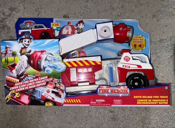 La pat patrouille camion pompier