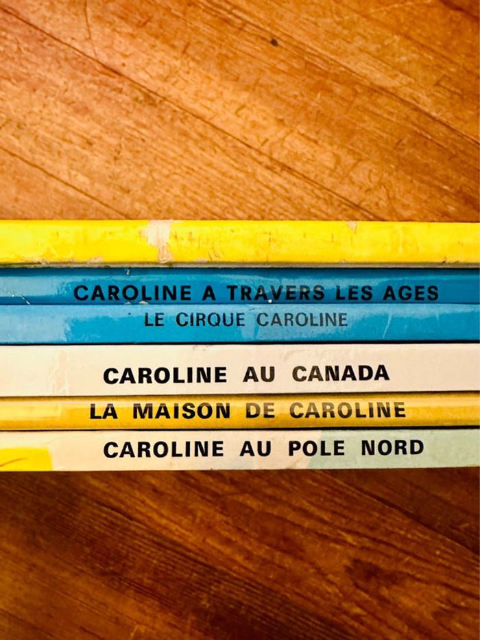 Lot de 6 grands ouvrages couleurs Caroline années 50-60-70 livres bd album Pierre Probst - photo numéro 5