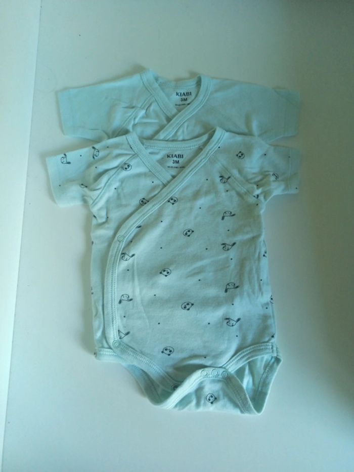 Lot de bodys manches courtes 3 mois