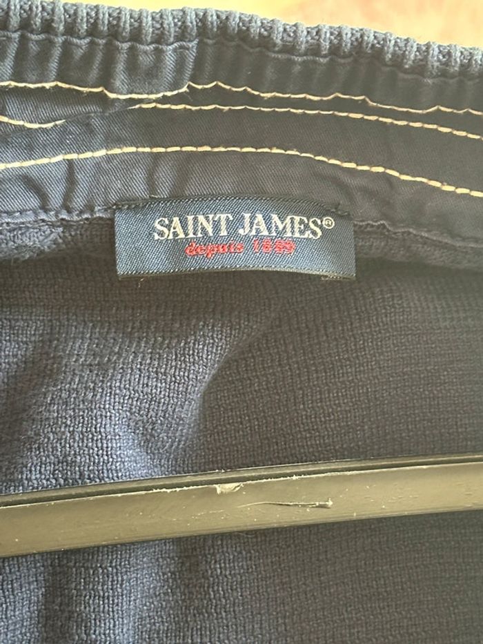 Veste gilet zippé Saint James - Taille M (48) - 100 % coton - Made in France - photo numéro 10