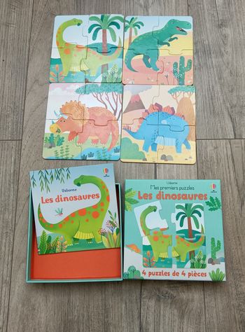 Coffret puzzle et livre dinosaure