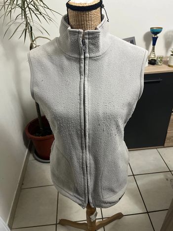 Veste polaire sans manches soft grey 38/40