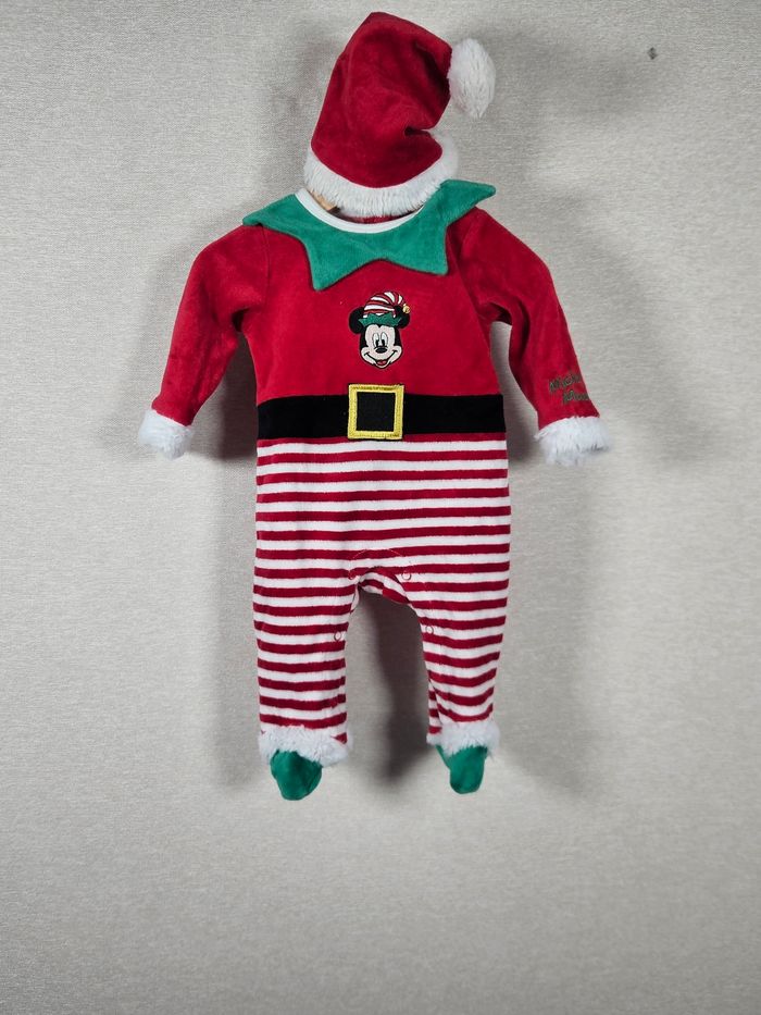 Pyjama de Noël Mickey disney primark 3-6 mois 68 cm