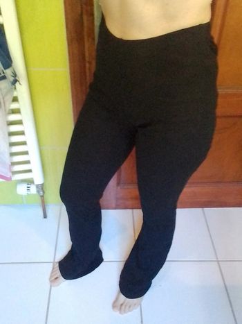 Legging noir femme patte d'éléphant Undiz