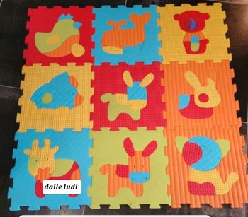 Dalle animaux ludi 9 dalles