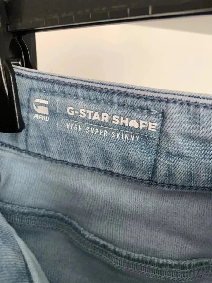 Jeans bleu clair femme G-Star taille 30/30 - photo numéro 3