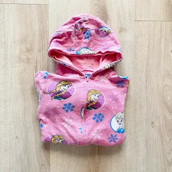 Disney Frozen La Reine des Neiges Pyjama Fille Rose Elsa et Anna Exclusif (104/110cm - Env. 4 Ans)