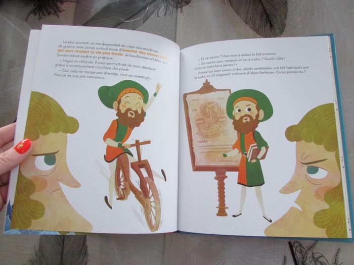 Livre Mes petits héros Léonard de Vinci - photo numéro 4