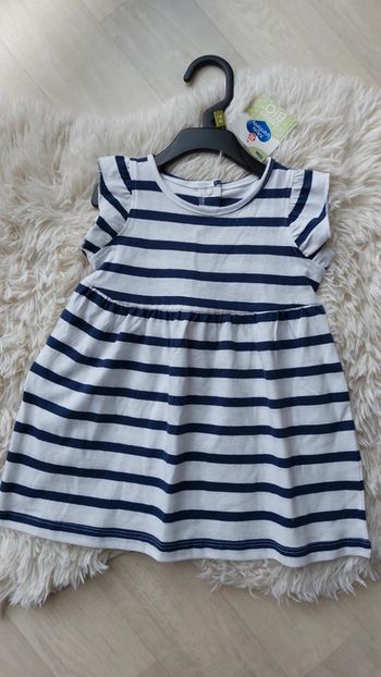 Robe à rayures 12 mois