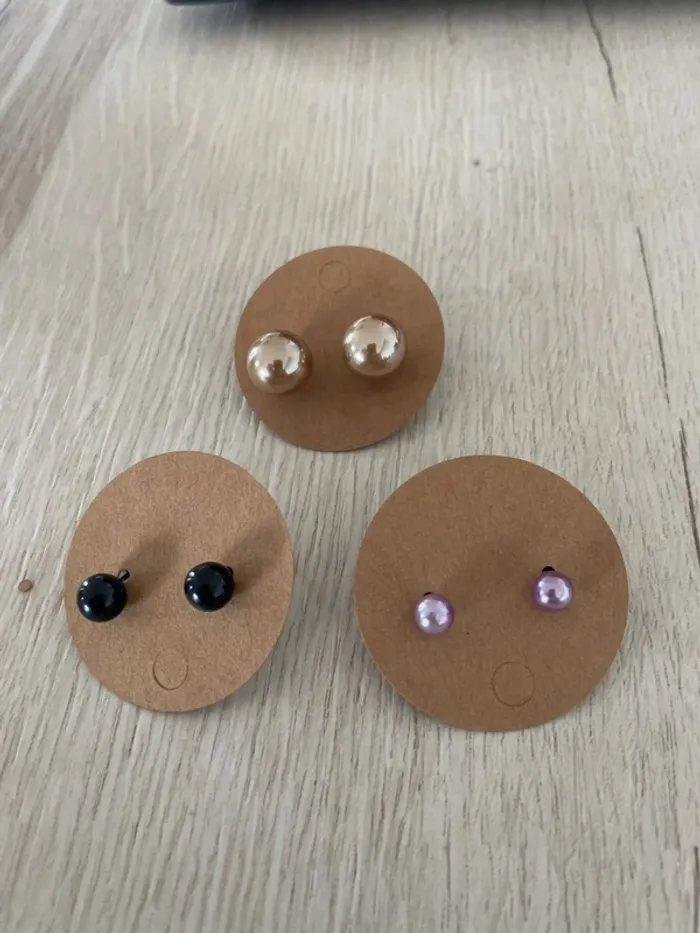 Lot de paires  de boucles d’oreilles