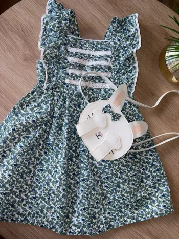 Robe sergent major avec sac assortie