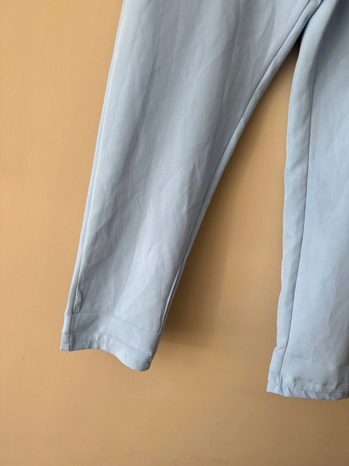 Tailleur - Blazer + pantalon - bleu ciel taille unique - neuf sans étiquette - photo numéro 12