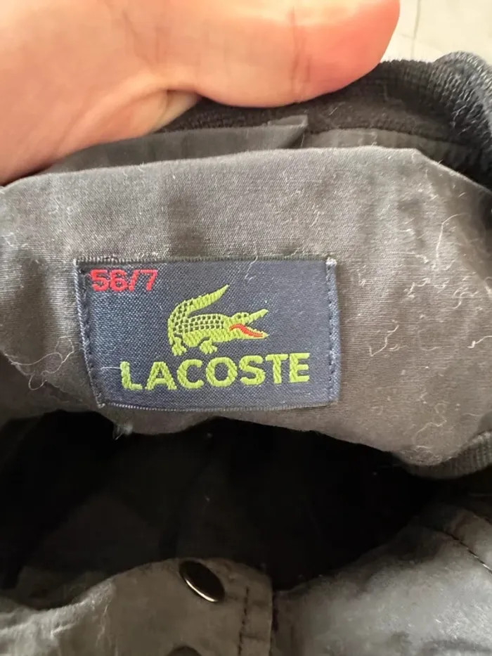 Blouson Lacoste vintage, taille 56/7 (XXL), bon état, - photo numéro 4