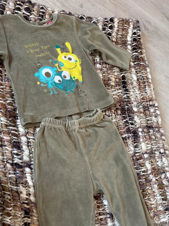 Pyjamas bébé 2 pièces 12 mois mixte