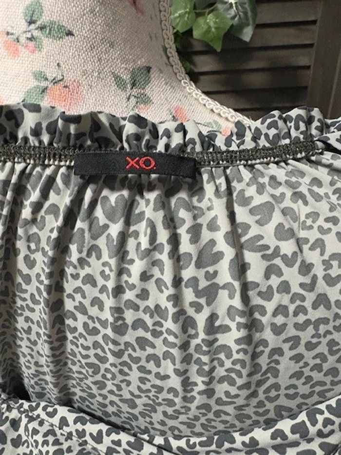 robe casual XO gris taille 40 - photo numéro 8
