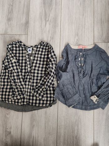 Lot de deux chemises 4 ans