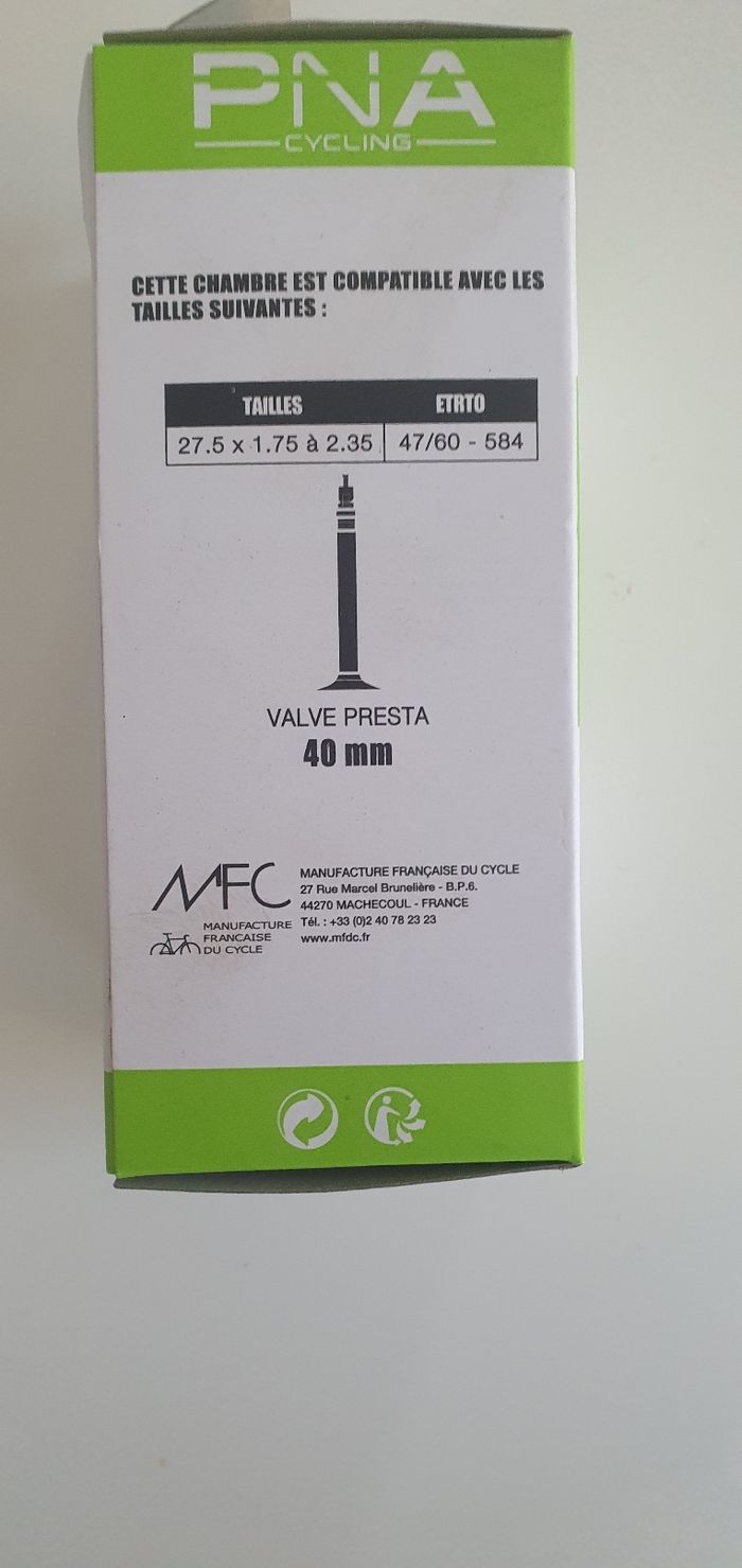 Chambre a air 27,5 pouces - photo numéro 4