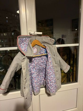Manteau en laine à capuche Sergent Major 4 ans