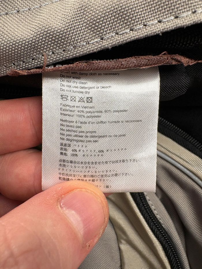 Sac à dos Timberland | Gris clair et beige | Taille 33 X 39 cm - photo numéro 9