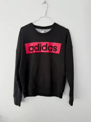Sweat Adidas femme gris et rose taille S