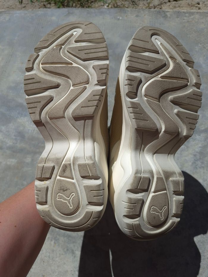 Puma Cilia Wedge beige et blanc - photo numéro 7