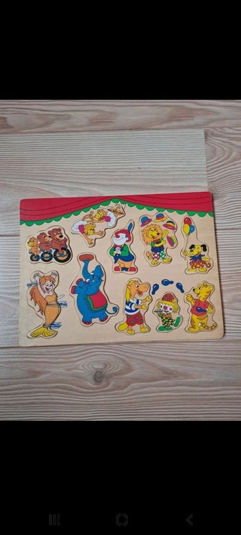 Puzzle en bois Le cirque