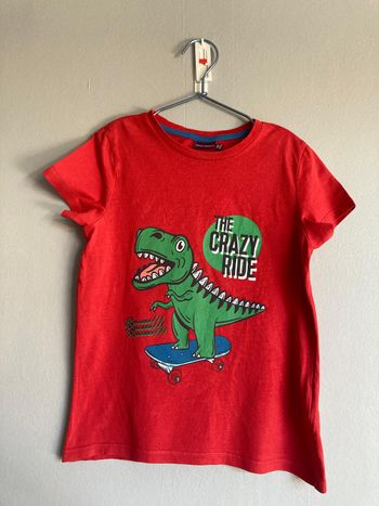 T-shirt Rouge Sergent Major 8 ans – Dinosaures