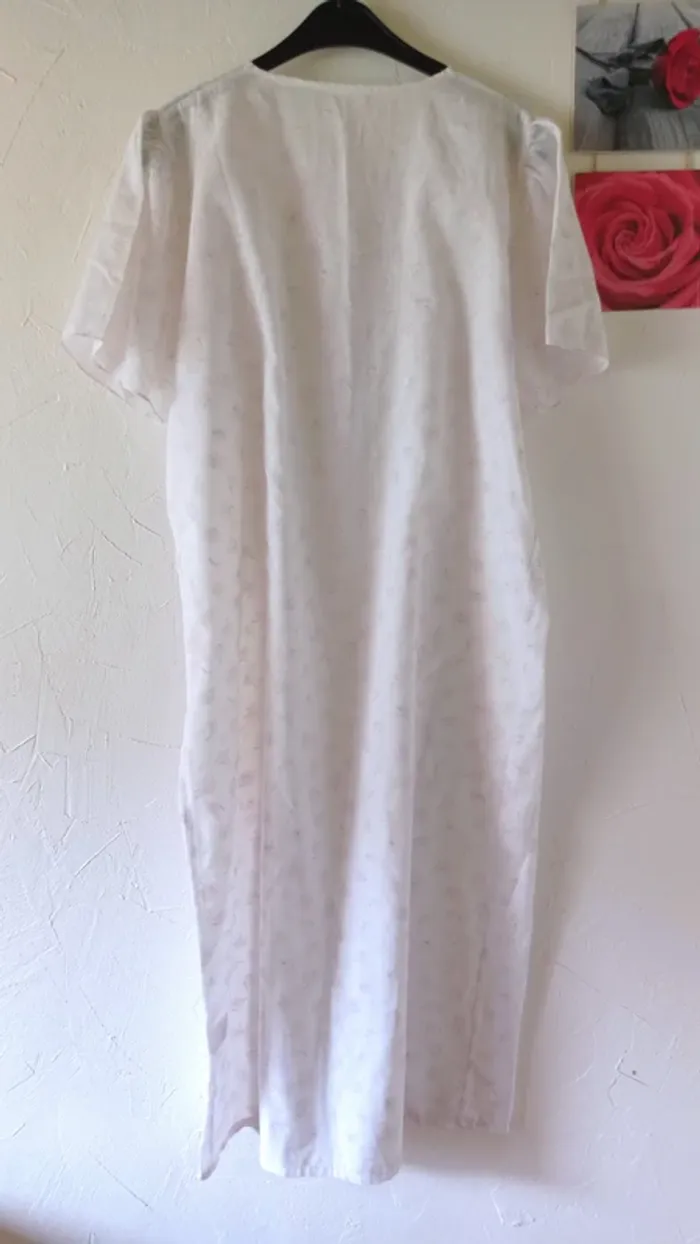 🌸Chemise de nuit longue, taille 50 - photo numéro 4